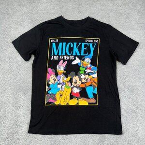 Disney Mickey & Friends Women Graphic Print T Shirt- Size XS ~ Short Sleeve